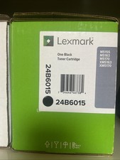 Genuine Lexmark 24B6015 Black Extra High Yield Toner Cartridge picture