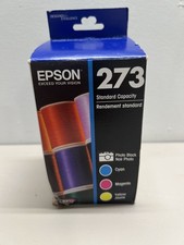 Epson 273 (T273520) Color Ink Cartridge - Cyan, Magenta, Yellow, Black picture