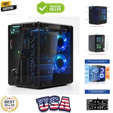 Pironman 5-MAX Dual NVMe M.2 SSD PCIe PC Case for Raspberry Pi 5 NAS RAID 0/1... picture