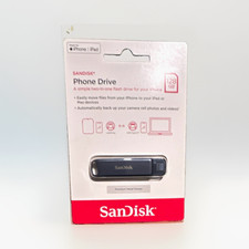 SanDisk Phone Drive 128GB Lightning/USB-C USB 3.2 for iPhone/iPad/Mac Black picture