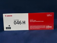 Canon 046H Black High Yield Toner Cartridge 1254C001 Genuine OEM New picture