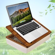 Acacia Wood Easel Lap Desk Adjustable Laptop Stand Portable Workstation Java 765 picture