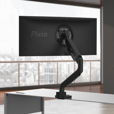 Pixio PS2D Dual and PS2S Single Heavy-Duty Monitor Arms 75x75mm 100x100mm picture