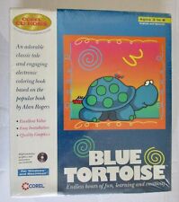 New Blue Tortoise Electronic Coloring Book Corel 1995 Big Box CD-ROM Ages 3 to 6 picture