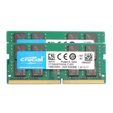 Crucial 32GB (2 X 16GB ) DDR4 2400MHz PC4-19200 SODIMM Memory Ram CT16G4SFD824A picture