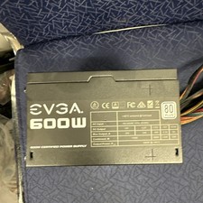 EVGA 600W 600W ATX 80 PLUS Power Supply PSU SATA 24-Pin 100-W1-0600-K1 picture