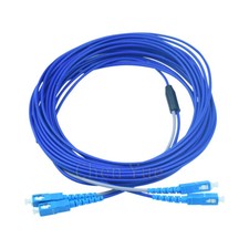 30M Indoor Armored Fiber Patch Cord Duplex SM SC-SC UPC FTTH Fiber Cable Jumper picture
