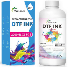 DTF Ink White 2000ml Heat Transfer Ink Refill I3200 ET-8550 | Ink Kit for I3200, picture