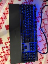 SteelSeries Apex 7 Wired USB RGB Illuminated Keyboard Wrist Rest Barely Used picture