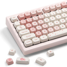 XVX Keycaps - Pink Cute PBT Keycaps, MOA Profile Key Caps 60 65 75 100 Percent, picture