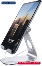 Lamicall iPad Stand Adjustable Tablet Holder, Sturdy Aluminum, Multi-Angle | Doc picture