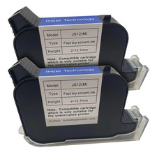 2pcs JS12 Handheld Printer Ink Cartridge Fast Dry Eco Solvent 600DPI Print Heigh picture
