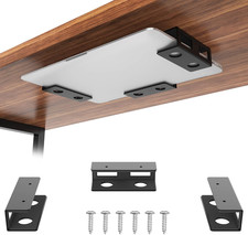 under Desk Laptop Mount Metal Bracket with Felt Board, under Desk Laptop Tray Ho picture