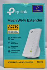 TP-Link RE220 AC750 Dual Band Mesh Wi-Fi Range Extender OneMesh picture