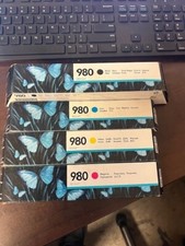 New Genuine HP 980 FULL SET CMYK D8J07A D8J08A D8J09AG D8J10A - 2017 EXP picture