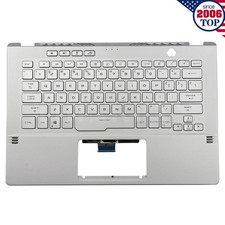 New ASUS ROG Zephyrus GA401IH GA401Q GA401U Palmrest w/ Backlit Keyboard White picture