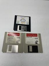 Quicken 7 for DOS -Floppy Disks- 2 pcs + Atomic Clock 2.0 For Windows Setup Disk picture