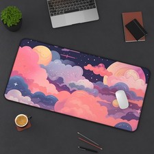 Cute Desk Accessories: Kawaii Desk Mat, Anime Mouse Pad, Large Mousepad | Pastel picture