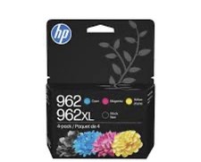 NEW Genuine HP 962XL Black & 962 Cyan Magenta Yellow Ink 4 Pack Exp 2028+ picture