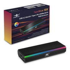 Vantec NST-211C3-RGB NexStar SX, USB 3.2 Gen2x1 Type C M.2 NVMe/SATA RGB Enclosu picture