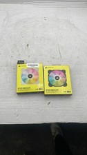 Corsair SP120 RGB Elite 120mm PWM RGB Fans Black White Lot Of 2 picture
