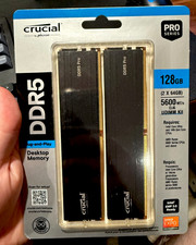 Crucial DDR5 Pro 128GB (2x64GB) DDR5-5600 CL46 UDIMM picture
