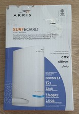 ARRIS SURFboard S34 DOCSIS 3.1 Multi-Gig Cable Modem, 2.5Gbps + 1Gbps Ethernet picture
