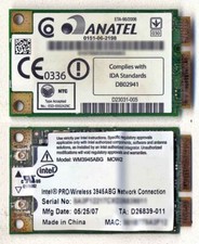 Intel PRO Wireless 3945ABG 802.11a/b/g PCIe Wireless Mini Card (Anatel 0151-06-2198) picture