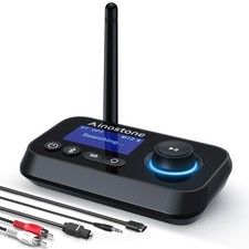 Bluetooth Transmitter Receiver 3-in-1 Bluetooth 5.3 Audio Adapter for 2 Headp... picture