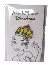 Disney Parks Princess & The Frog Princess Tiana Tiara Crown Pin picture