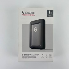 SanDisk Professional 1TB G-DRIVE ArmorATD Rugged Portable HDD SDPH81G New Sealed picture