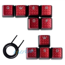 10Pcs Cherry MX Red Texture KeyCaps for Corsair Logitech &Razer Keyboards US Stk picture
