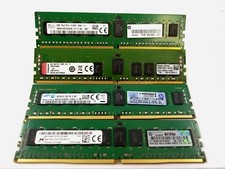 LOT 8 MAJOR BRANDS 8GB 1Rx4 DDR4 PC4-2133 17000 ECC REG SERVER DIMM MEMORY RAM picture