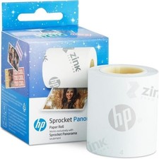 HP Sprocket Panorama 16.4ft Zink Paper Roll Sticky Back Photo Paper Bundle picture