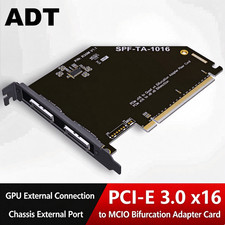 ADT PCIe 3.0 X16 to MCIO Adapter Card Supports 1to2 Chassis External SFF-TA-1016 picture