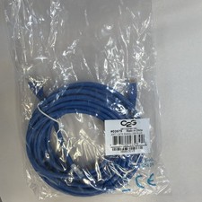 Lot Of 10 C2G CAT6 Snagless Unshielded UTP ETHERNET CABLE 20ft Blue picture