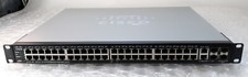 Cisco SF500-48P 48-Port 10/100 PoE Stackable Managed Switch w/ Ears + Cord picture