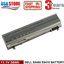 Laptop Battery For Dell Latitude E6400 E6410 E6500 E6510 PT434 6 Cell New picture