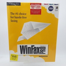 Symantec WinFax Pro Version 9.0 BRAND NEW FACTORY SEALED vintage Windows PC picture