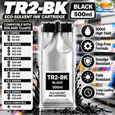 TR2-BK Black Ink Cartridge 500mL Compatible with Roland TrueVIS SG VG Series picture