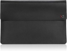 Black Leather Notebook Case for 14