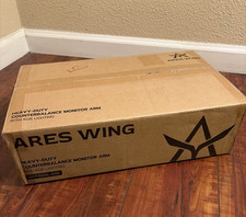 ARES WING Heavy-Duty Dual Monitor Arm w/ RGB Lighting GDT1005L-2GR picture