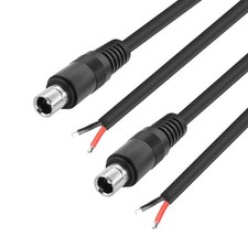 2 PCS DC8020 Connector Pigtail Cable DC 8.0MM x 2.0MM Male Plug to Bare Wire ... picture