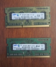 Samsung M471B2873FHS-CF8 (2) 1GB RAM Memory Modules PC3-8500 (DDR3-1066) picture