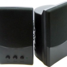 HP USB Black Multimedia Computer Speakers 431779-001 UC-230 picture