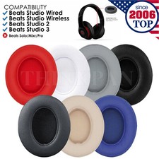 2x Ear Pad Cushion Replacement for Beats Dre Studio 2 3 Wireless / Wired 2.0/3.0 picture