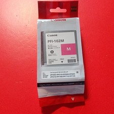 New Sealed Canon PFI-102M Ink Cartridge - Magenta (Expired) picture