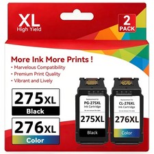 PG-275XL CL-276XL Ink Cartridges for Canon PIXMA TS3500 TS3520 TR4700 TR4722 Lot picture