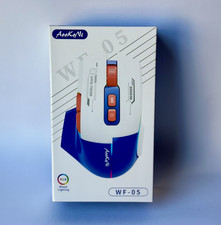 Aookoni Wired Blue & White Gaming Mouse - LED Lighting- New In Box picture