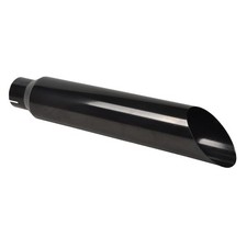 For Black Straight Exhaust tip 4